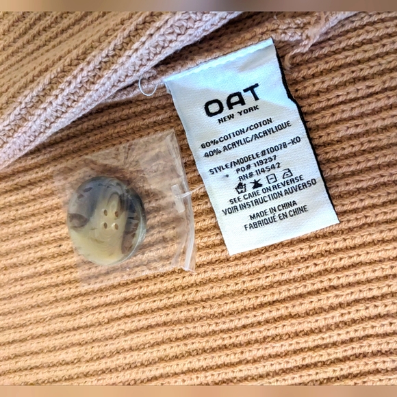 Oat new cardigan with buttons nwt - Picture 13 of 15